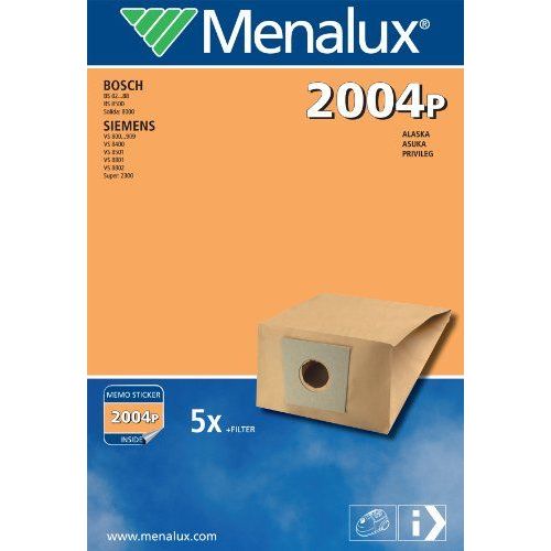 Menalux 2004P 5 Sacs Aspirateur Compatible pour Siemens + 1 Micro Filtre