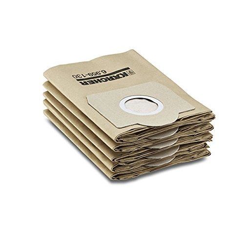 Kärcher 6.959-130 Sachet filtre papier pour aspirateurs eau et poussières (paquet de 5)