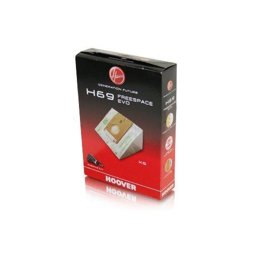 Hoover 35601053 sacs d'aspirateur de poussière ( H69 ) - pack de 5