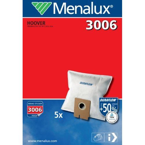 Menalux 2043434 Sac pour Aspirateur Duraflow 3006