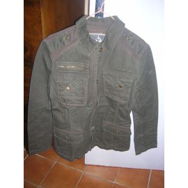 Veste Bershka Coton M Kaki.