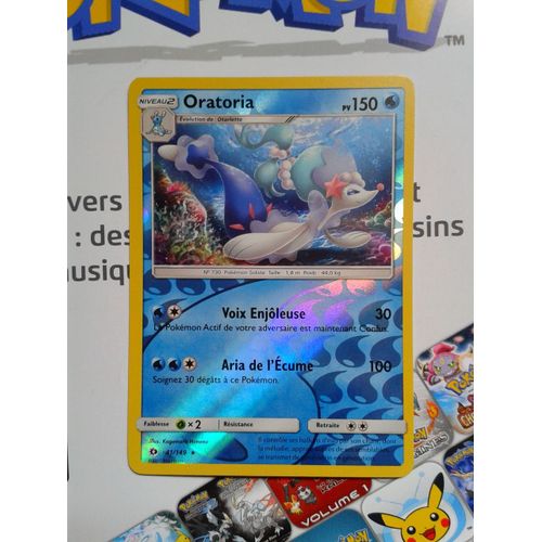 Carte Pokemon Rare Reverse Oratoria 41/149 Soleil Et Lune