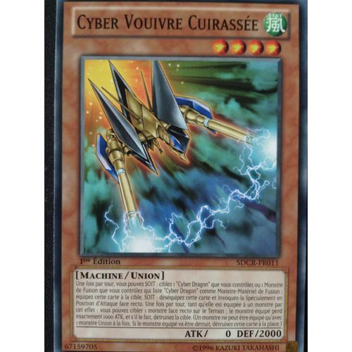 Yugioh! Cyber Vouivre Cuirassée - Commune - Sdcr-Fr011