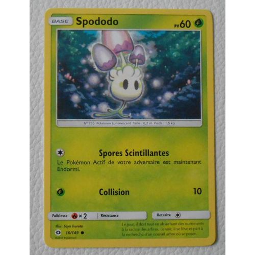 Pokémon - 16/149 - Sl1 - Soleil Et Lune - Spododo - Commune