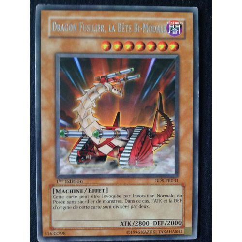 Yugioh! Dragon Fusilier, La Bête Bi-Modale - Rare - Rds-Fr031