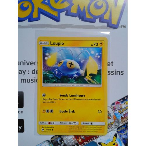 Carte Pokemon Loupio 49/149 Soleil Et Lune