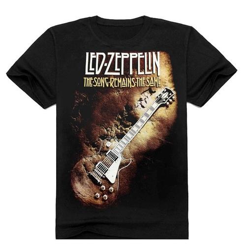 T-Shirt Led Zeppelin The Song Remains The Same Coton Xl Hard Rock Heavy Metal Noir