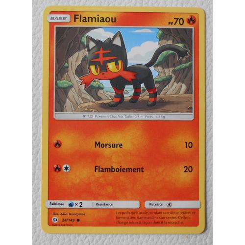 Pokémon - 24/149 - Sl1 - Soleil Et Lune - Flamiaou - Commune