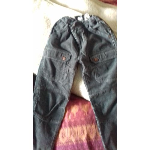 Pantalon Marque U Coton 8 Ans Gris Foncé