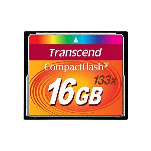 Transcend 16 Go Carte mémoire CompactFlash (CF) 133x TS16GCF133