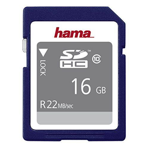 Hama Gold Carte SDHC Classe 10 22 Mo/s 16 Go