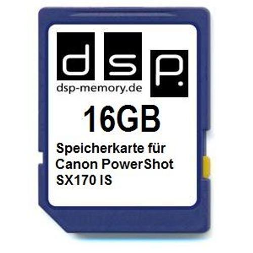 DSP Memory 4051557425248  de Z 16  Go Carte mémoire pour Canon PowerShot SX170  IS