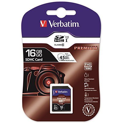 Verbatim 43962 Carte mémoire 16 Go SDHC Classe 10
