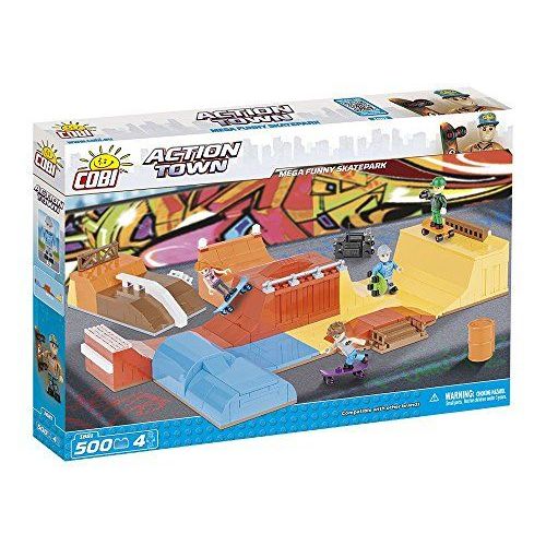 Cobi 1881 - Skatepark Mega Amusant - Rouge - 500 Pièces