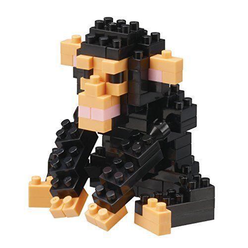 Nanoblock Nbc-195 - Chimpanzé - 120 Pièces