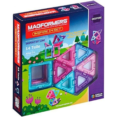 Magformers - 274-52 - Jouet Magnétique - Inspire Set - 14 Pièces