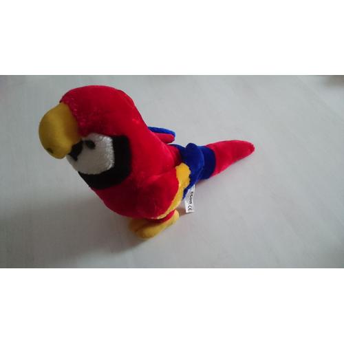 Peluche Eluze Perroquet Rouge