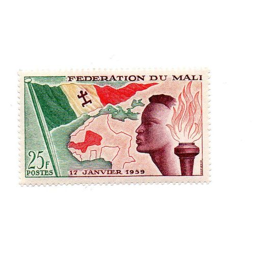 Mali- 1 Timbre Neuf - Création De La Fédération- 17 Janvier 1959