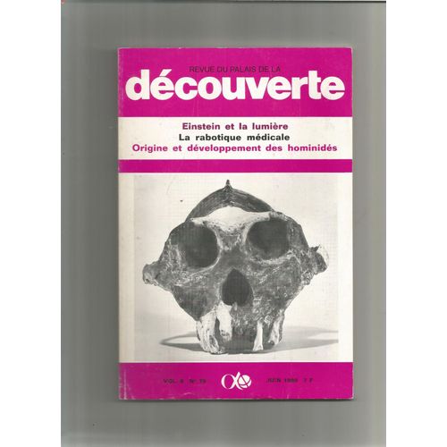 Revue Du Palais De La Découverte  N°79/Einstein Et La Lumiere