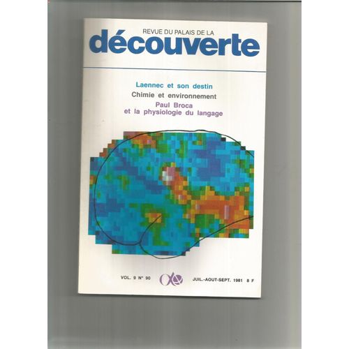 Revue Du Palais De La Découverte N° 90/Laennec Et Son Destin