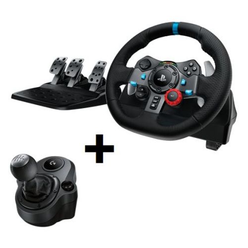 Logitech G29 Driving Force + Force Shifter - Ensemble Volant Et Pédales Et Levier De Vitesses