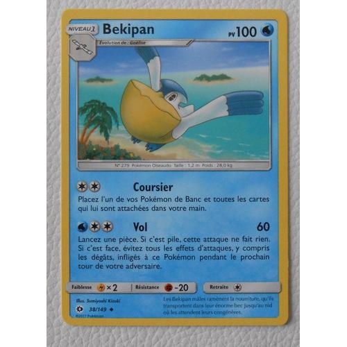 Pokémon - 38/149 - Sl1 - Soleil Et Lune - Békipan - Peu Commune