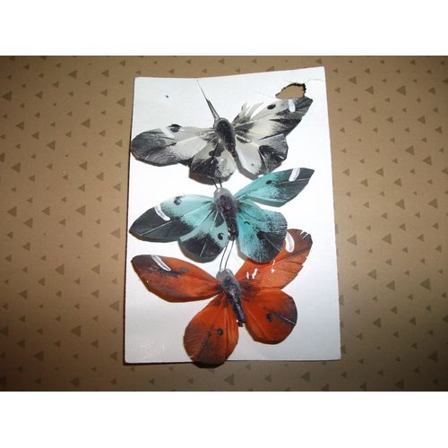 3 Pinces Papillons