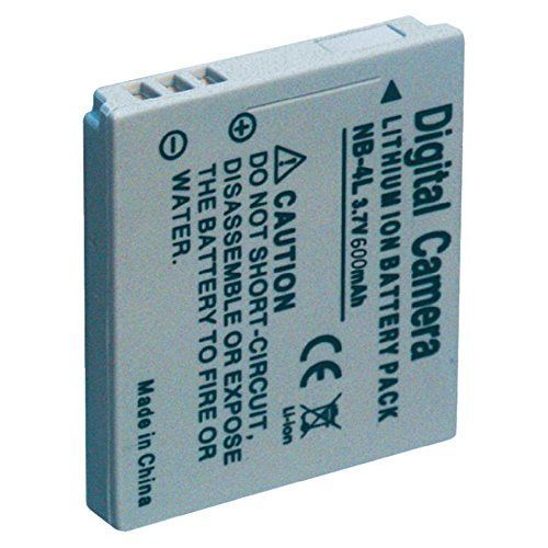 energy batterie rechargeable Appareil photo VTG NB-4 L LiIon 3,7 V 600 mAh