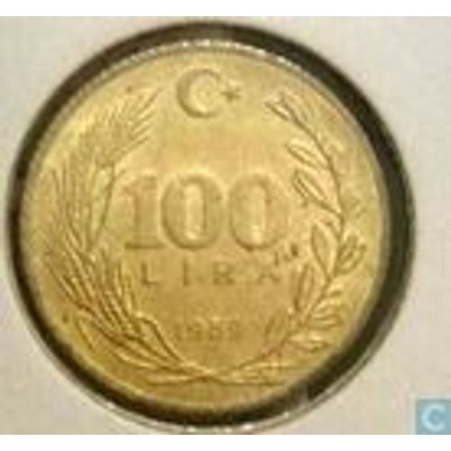 Pièce De 100 Lira Turque