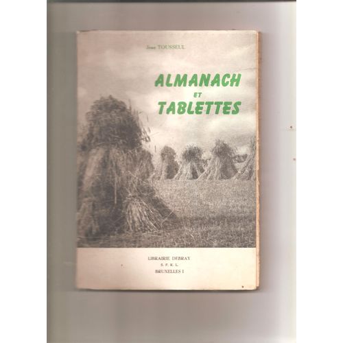 Almanach Et Tablettes
