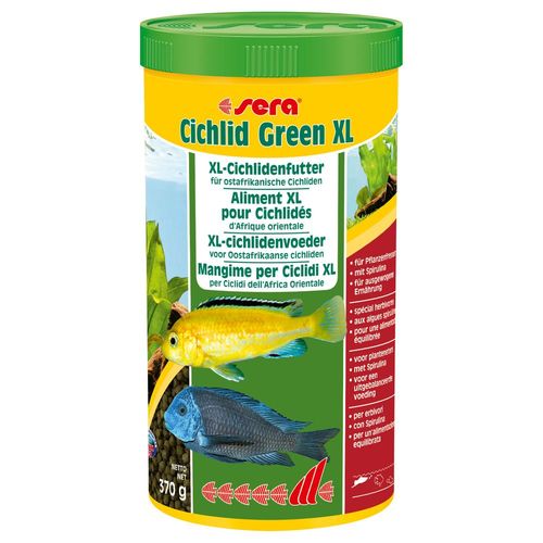 Sera - Aliments Cichlid Green Xl Pour Cichlidés D'afrique Orientale - 1l