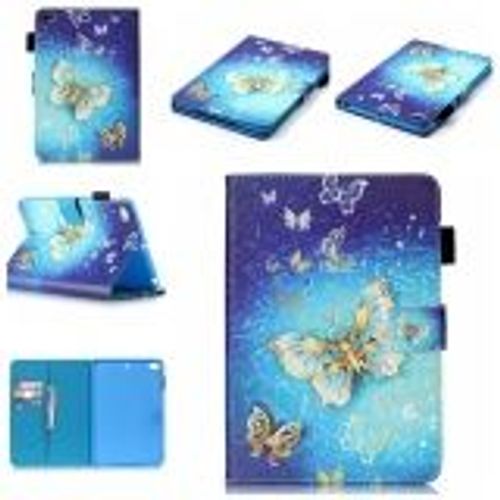 Ipad Mini 4 Coque, Saturcase Pu Cuir Magnétique Flip Portefeuille Support Porte-Carte Coque Housse Étui Pour Apple Ipad Mini 4 (Design-3)