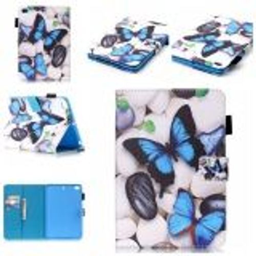 Ipad Mini 4 Coque, Saturcase Pu Cuir Magnétique Flip Portefeuille Support Porte-Carte Coque Housse Étui Pour Apple Ipad Mini 4 (Design-5)