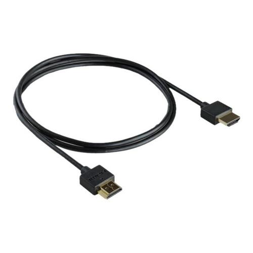 Meliconi HUT2M - Câble HDMI avec Ethernet - HDMI mâle pour HDMI mâle - 2 m - triple blindage - support 4K