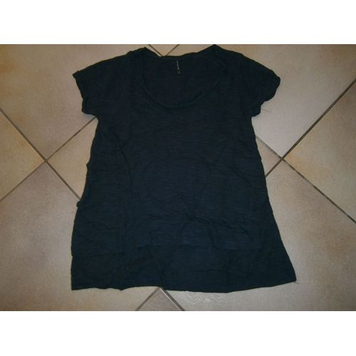 T-Shirt Stradivarius 04026180011021 Coton S Bleu Marine