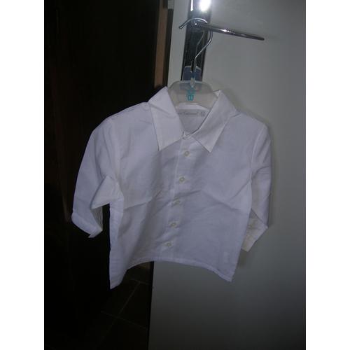 Chemise In Extenso 65% Polyeste,35% Cotonr 24 Mois Blanc 