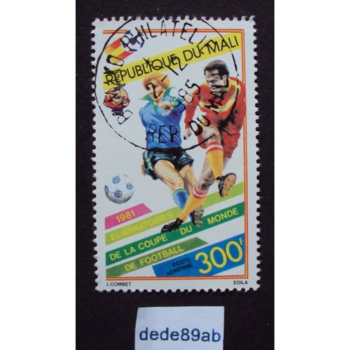 République Du Mali..  300f  Éliminatoires De La Coupe Du Monde De Football .  . Oblitéré Used Stamp