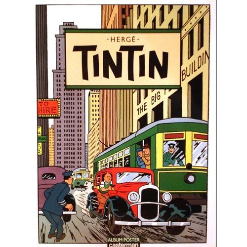 Album Poster Tintin  N° 0 : Herge Tintin