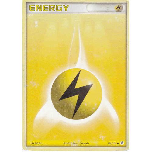 Energie Électrique 109/109 - Ex : Rubis Et Saphir - Carte Commune