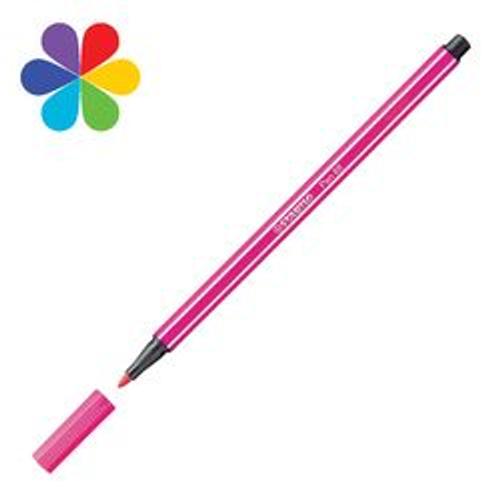 Stabilo Pen 68 - Stylo Feutre - Rose- Encre À L'eau 68/56 - Top Qualite