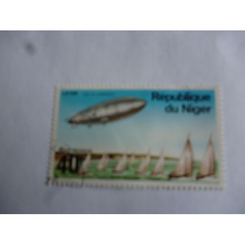 Timbre Niget1976:Rétrospective Zeppelin Sur Le Lac De Constance.