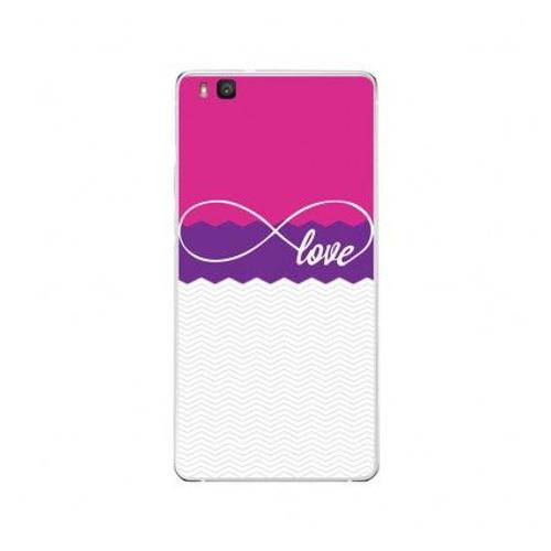 Etui Coque Housse Design Huawei P9 Liteen Silicone Gel Protection Arrière - Love Rose