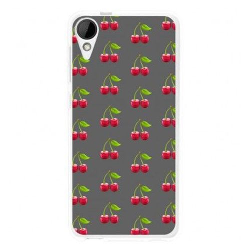 Coque En Silicone Htc Desire 825 - Cerises Gris