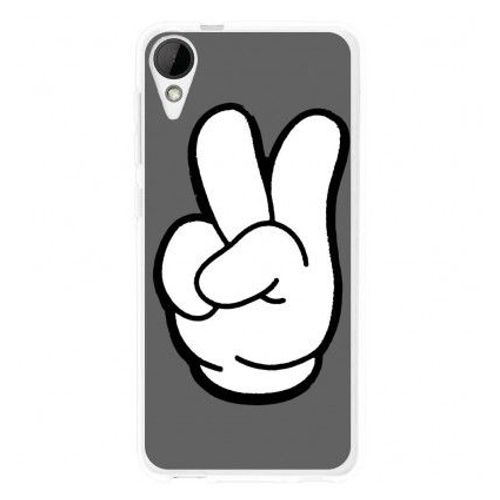 Coque En Silicone Htc Desire 825 - Swag Hand Blanc