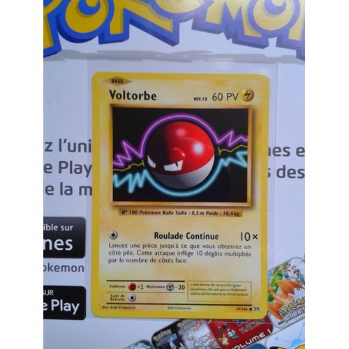 Carte Pokemon Voltorbe 39/108 Xy 12