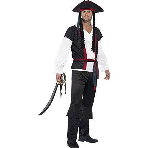 Smiffys - Costume Entendu Mon Capitaine Pirate Taille S