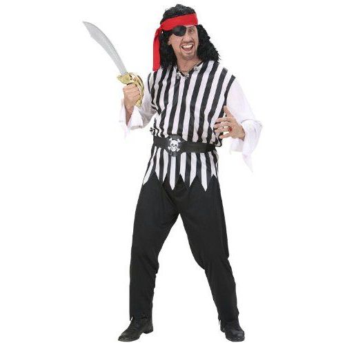 Costume Pirate Homme Taille S 38/101,6  Cm Uk Pour Buccaneer Fancy Dress