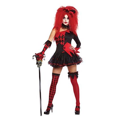 Amscan - 996205 - Déguisement Halloween - Femme - Jesterina - Taille 36-38
