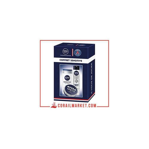 Nivea Coffret Gel Douche + Déodorant +Creme Sensitive 