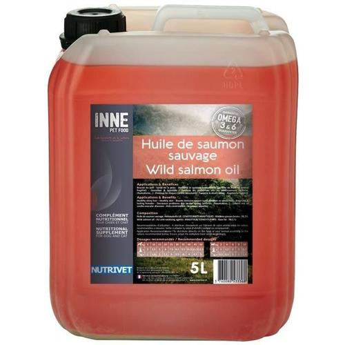 Nutrivet Huile De Saumon Inne - Pour Chat Et Chien - 5 L